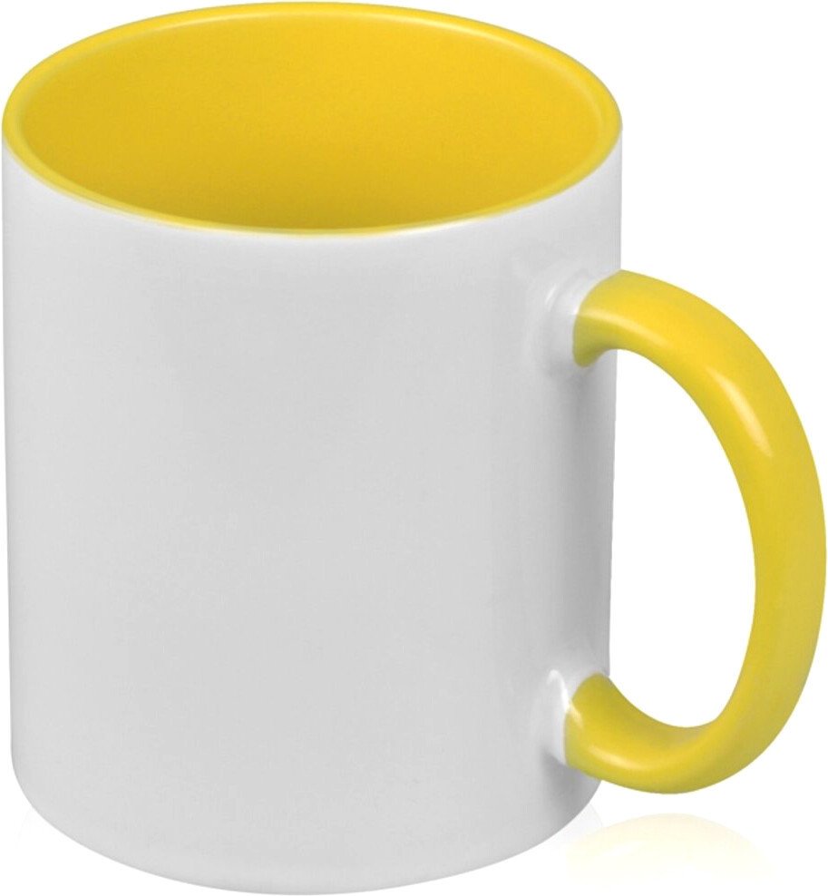 

Кружка Oasis Sublime Color 870524 (белый/желтый)