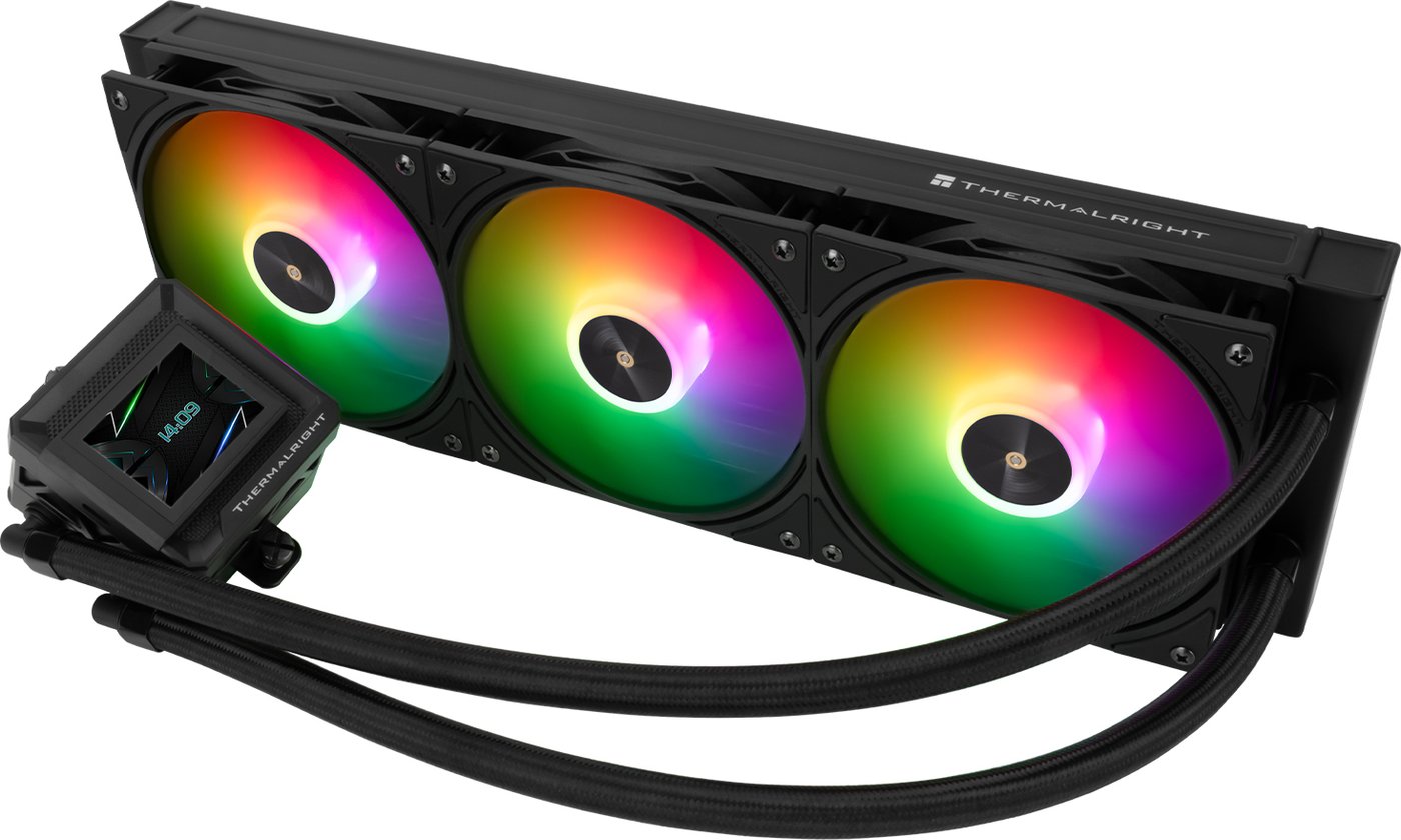 

Система жидкостного охлаждения для процессора Thermalright Frozen Warframe 360 SE ARGB (черный)