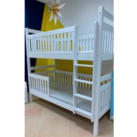 Двухъярусная кровать Kinderwood Вуди-3 200х90 с ящиками (белый)