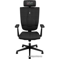 Офисное кресло Kulik System Space (экокожа, с подголовником, с подлокотником, черный)