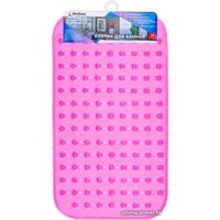 Коврик для ванной Perfecto Linea прямоугольный с пузырьками 66х37 см 22-267376 (розовый)