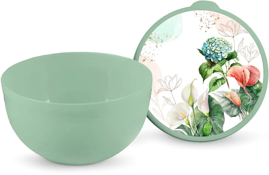 

Миска для смешивания Полимербыт Гармония 4359726 (с крышкой)