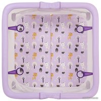 Игровой манеж Фея Книжка (милые оленята, сиреневый)