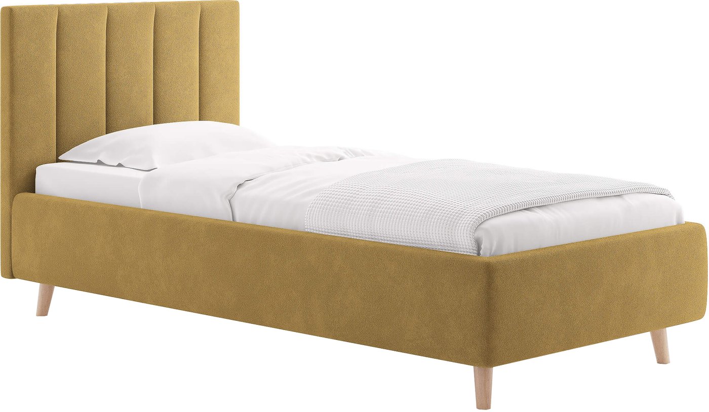 Кровать Сонум Alma 90x200 (эвита горчичный)