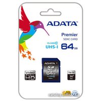 Карта памяти ADATA Premier SDXC UHS-I (Class 10) 64GB (ASDX64GUICL10-R)