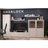 Стенка Глазов Sherlock комплект 1 гостиная (ясень анкор светлый) в Орше