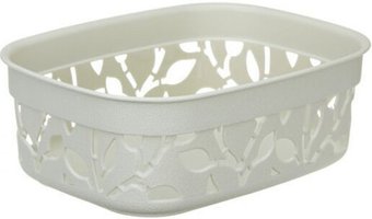 Корзина Idea Флора М2360 1 л (белый ротанг)