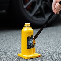 Бутылочный домкрат Deli DQ71012 12т