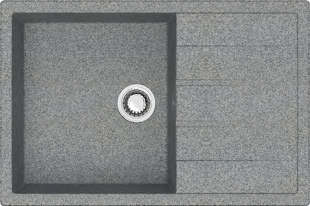 

Кухонная мойка MARRBAXX Карельский камень модель 161/Q8 F161Q008 (серый/темно-серый)