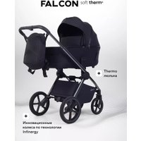 Универсальная коляска Rant Falcon Soft Therm RA111 (2 в 1, black)