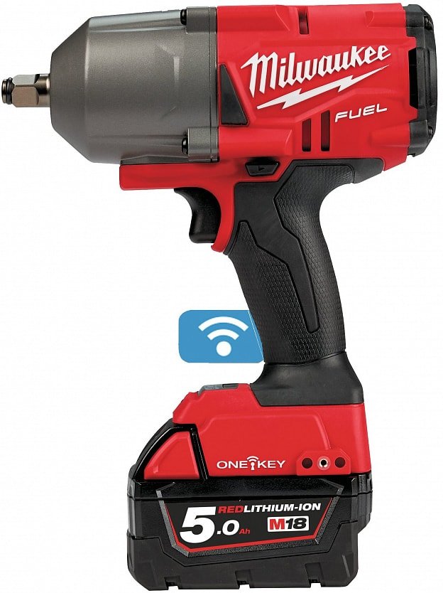 

Гайковерт Milwaukee M18 ONEFHIWF12-502X 4933459727 (с 2-мя АКБ, кейс)