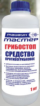 

Акриловая грунтовка Тайфун Мастер грибостоп (1 кг)