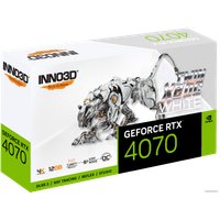 Видеокарта Inno3D GeForce RTX 4070 Twin X2 OC White N40702-126XX-185252W