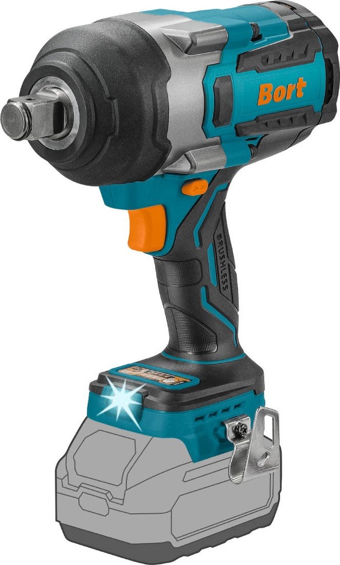 

Гайковерт Bort BSR-21U-XL 93418644 (без АКБ, кейс)