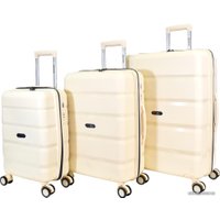 Чемодан-спиннер Mironpan 11192 69 см (молочный)