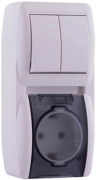 

Розетка Lezard Nata 710-0200-173 (белый)
