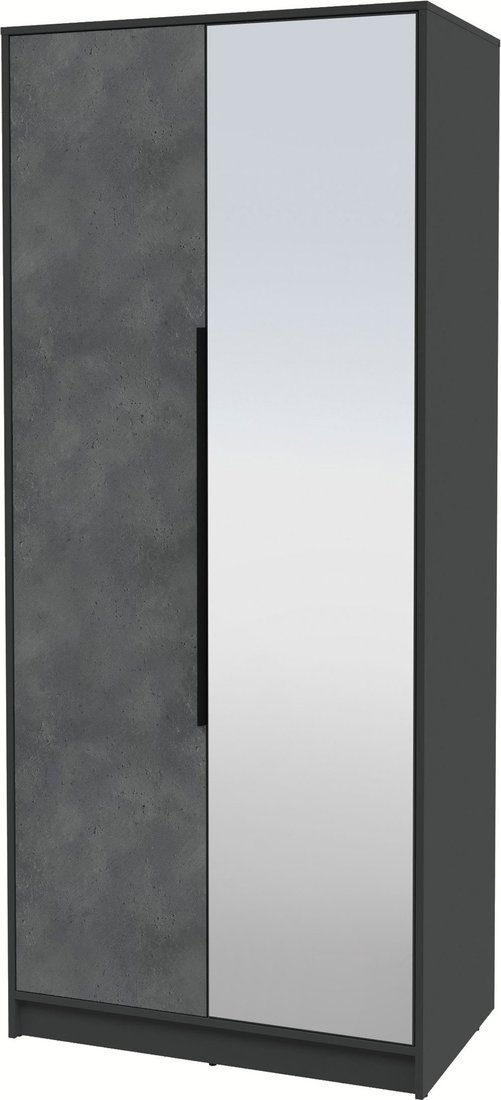 

Шкаф-купе Интерлиния Концепт КТ-Ш2з (бетон портленд/антрацит)