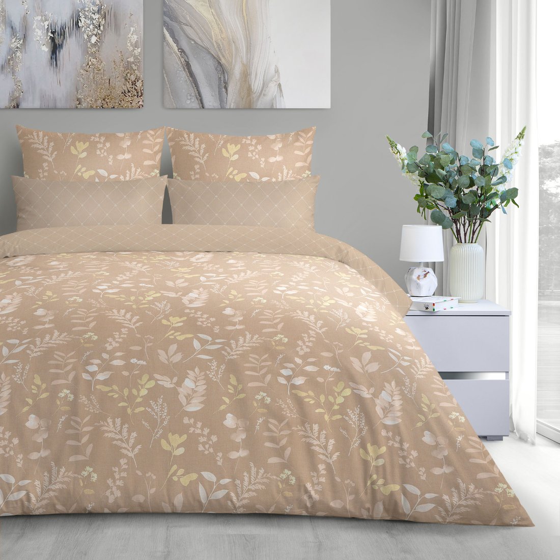 

2-спальный комплект постельного белья Verossa Weightless VRS 2080 8522/1+8320/5 23