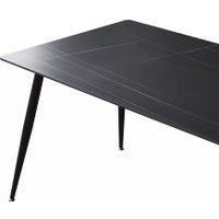 Кухонный стол Signal Rion 160/90/76 (черный/черный)