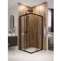 Душевой уголок Domani-Spa Shape 2 99 90x90x190 без поддона (графит/прозрачное стекло)