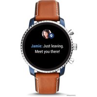 Умные часы Fossil Gen 4 Explorist HR (коричневая кожа)