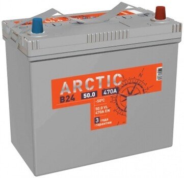 Автомобильный аккумулятор Tubor Arctic Asia R+ (50 А·ч)