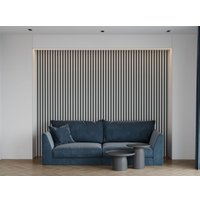 Интерьерная рейка Albico 2800x40x22 (серый глянцевый)