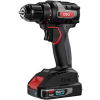 Дрель-шуруповерт Deli DE-DZ20-1D2 (с 2-мя АКБ, сумка)