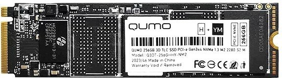 

SSD QUMO Novation M2 NVMe 256GB Q3DT-256GHHY-NM2