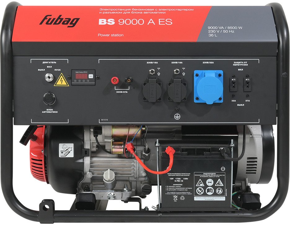 

Бензиновый генератор Fubag BS 9000 A ES 641092