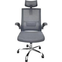 Офисное кресло SitUp Vista Grey chrome (сетка Grey/Grey)