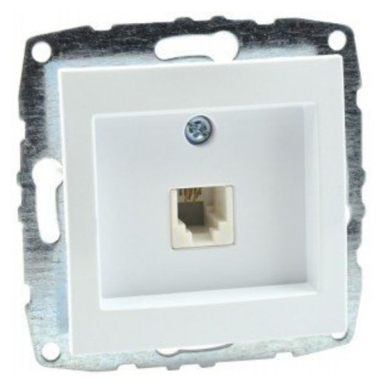 

Розетка телефонная Mono Electric 500-001905-124 (белый)