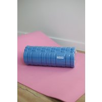 Набор для йоги Sundays Fitness Валик IR97435B + Коврик IR97506 (голубой, серый)