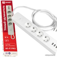 Умный удлинитель EKF Connect PRO Wi-Fi c USB RCE-2-WF в Могилеве