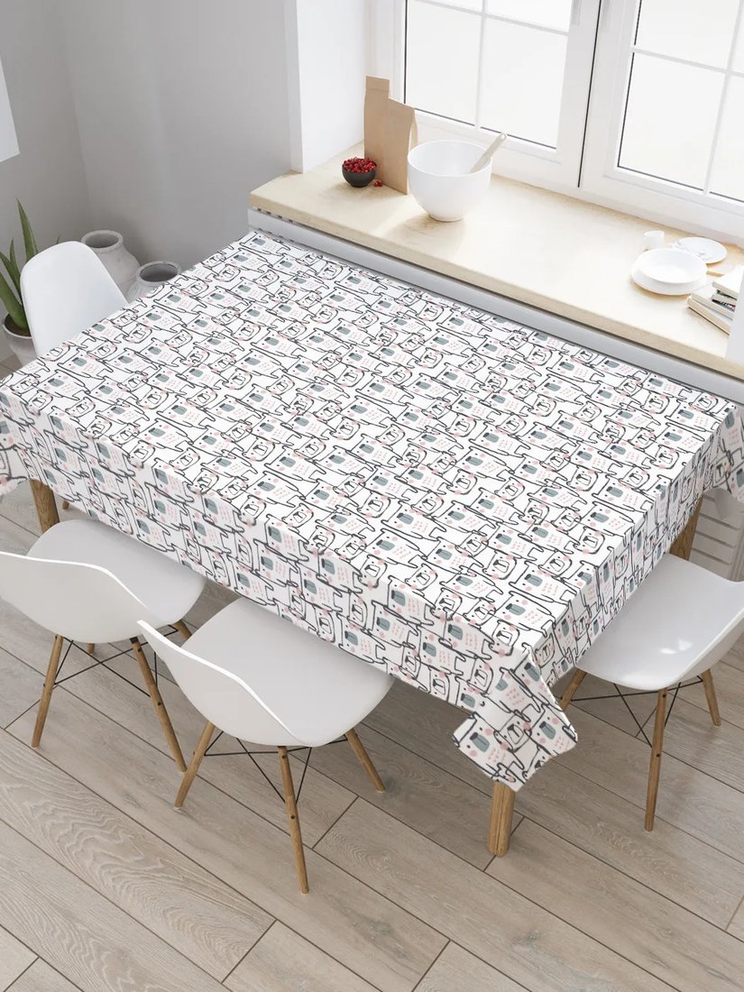 

Скатерть JoyArty Северные медведи tc_103072 (120x145)