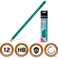 Набор простых карандашей BRAUBERG 180677 (12 шт.)