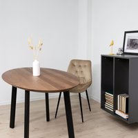 Стул Алвест AV 435 (капучино бархат H-65/черный)