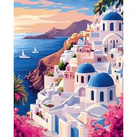 Алмазная мозаика  Феникс+ Санторини 70859