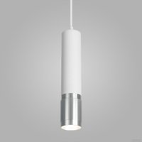 Подвесная люстра Евросвет DLN108 GU10 белый/серебро