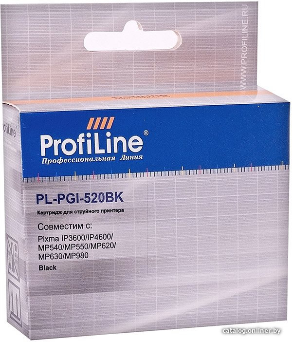 Картридж ProfiLine PL-PGI-520BK (аналог Canon PGI-520BK)