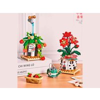 Конструктор LOZ Красный цветок в горшке 1285_MK