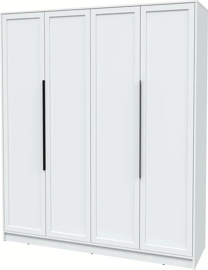 

Шкаф распашной Интерлиния Концепт Тренд КТ-Ш4 (белый платинум/белый)