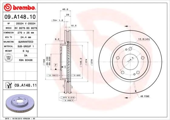 

Brembo 09A14811