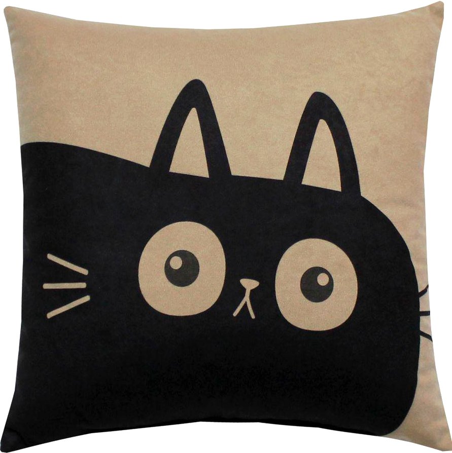 

Декоративная подушка Matex Meow. Chubby 62-035 (кофейный/черный)