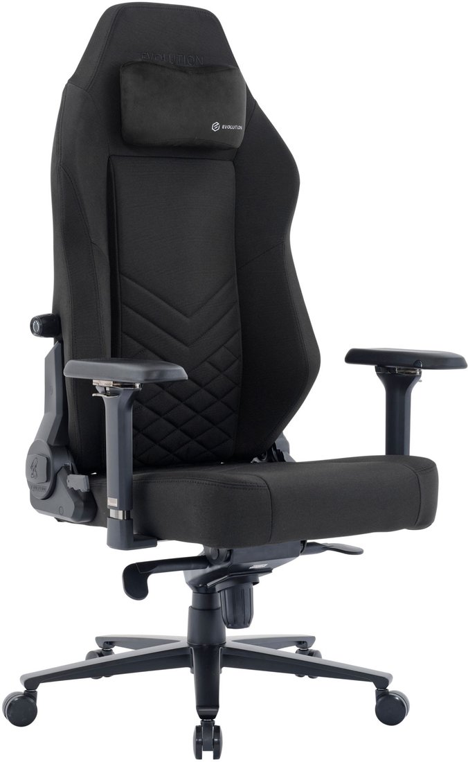 Игровое (геймерское) кресло Evolution TITAN Fabric (черный)