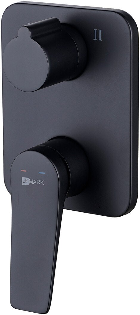 Смеситель без скрытого механизма Lemark Bronx LM3727BL