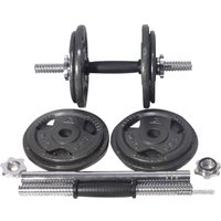 Набор гантелей с соединительным грифом  Titan Sport хамертон 2x9 кг