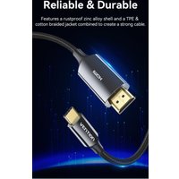 Кабель Vention CRCBF USB Type-C - HDMI (1 м, черный)