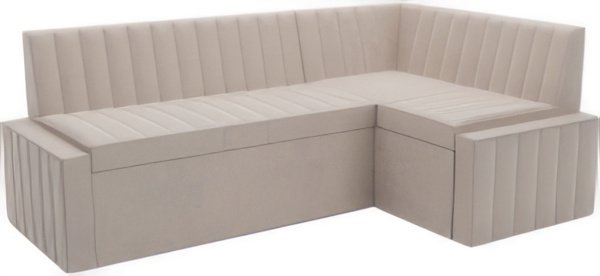 

Угловой диван Мебель-АРС Вермут правый 213x82x133 (бежевый Star Velvet 6 Light Beige)