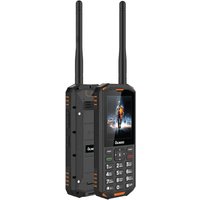 Кнопочный телефон Olmio X15 (черный/оранжевый)